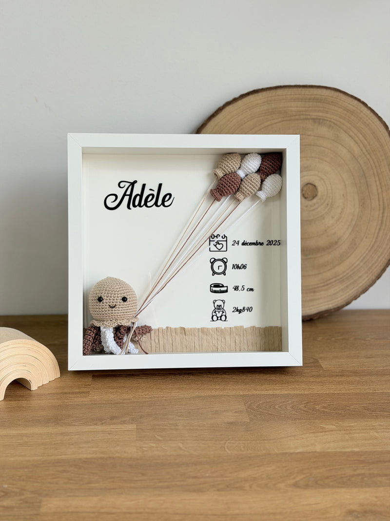 Cadre de naissance pieuvre