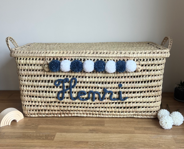 Malle de rangement personnalisée - 80 cm