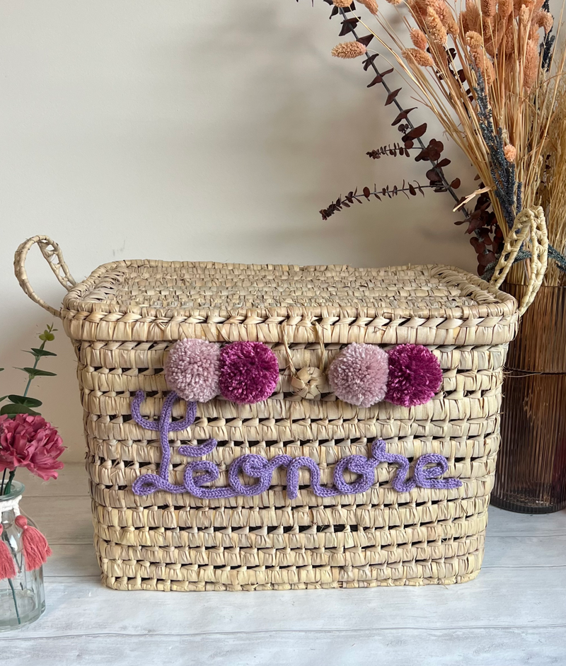 Malle de rangement personnalisée - 50 cm