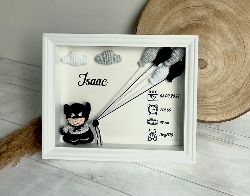 Cadre de naissance Batman au crochet