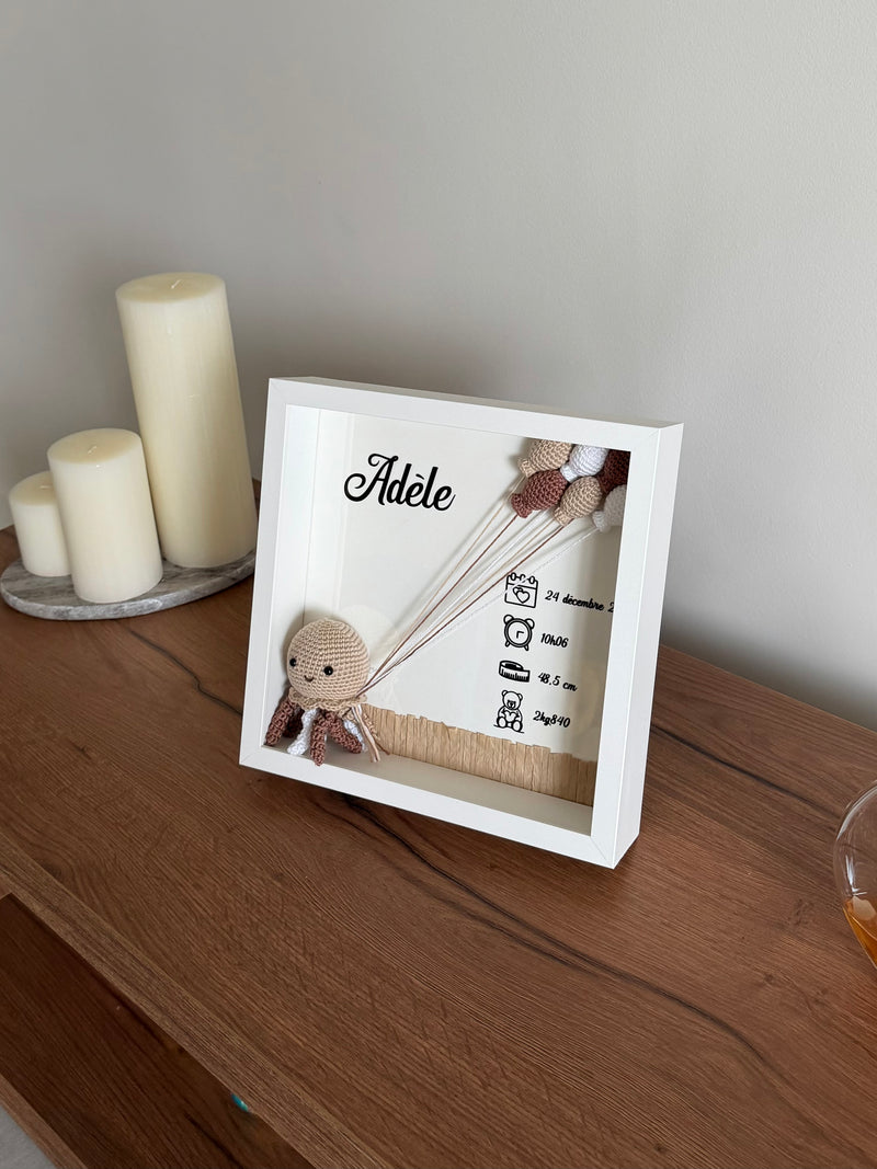 Cadre de naissance pieuvre