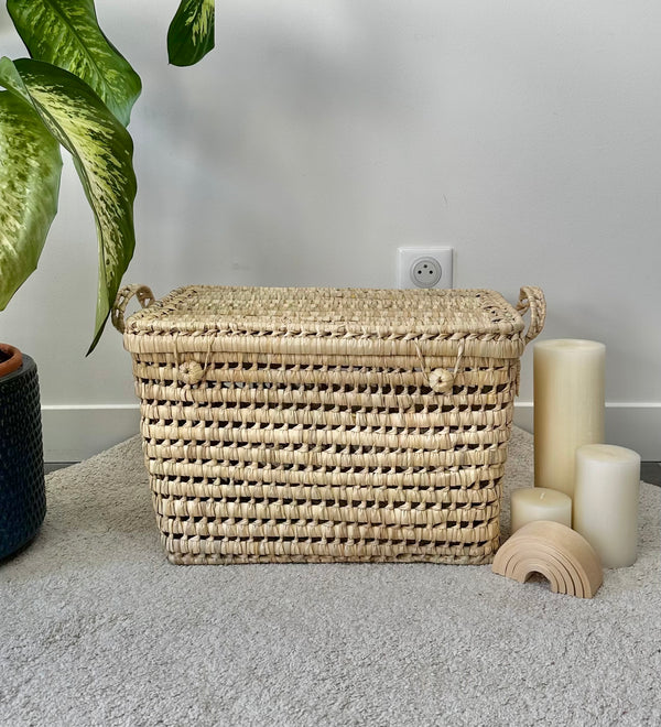 Palm leaf storage trunk - 50 cm