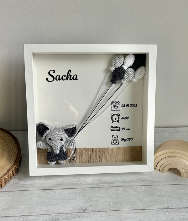 Cadre de naissance éléphant