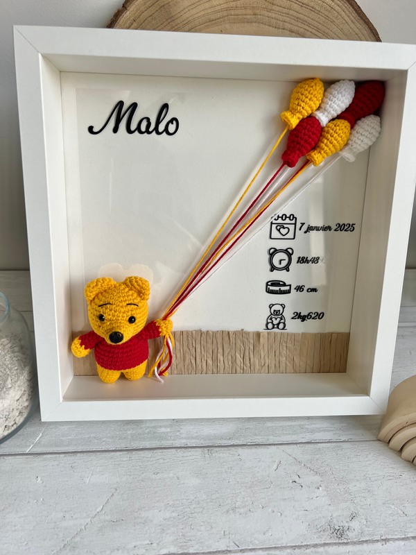 Cadre de naissance Winnie l'ourson