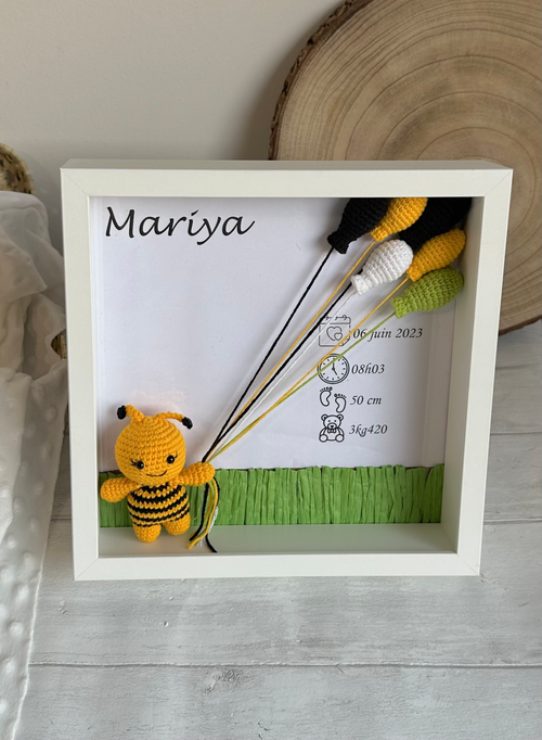 Cadre de naissance l'abeille Maya