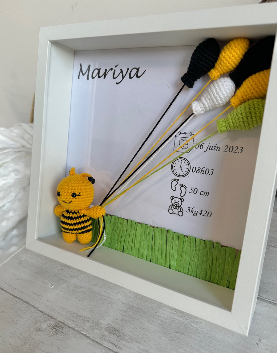 Cadre de naissance l'abeille Maya