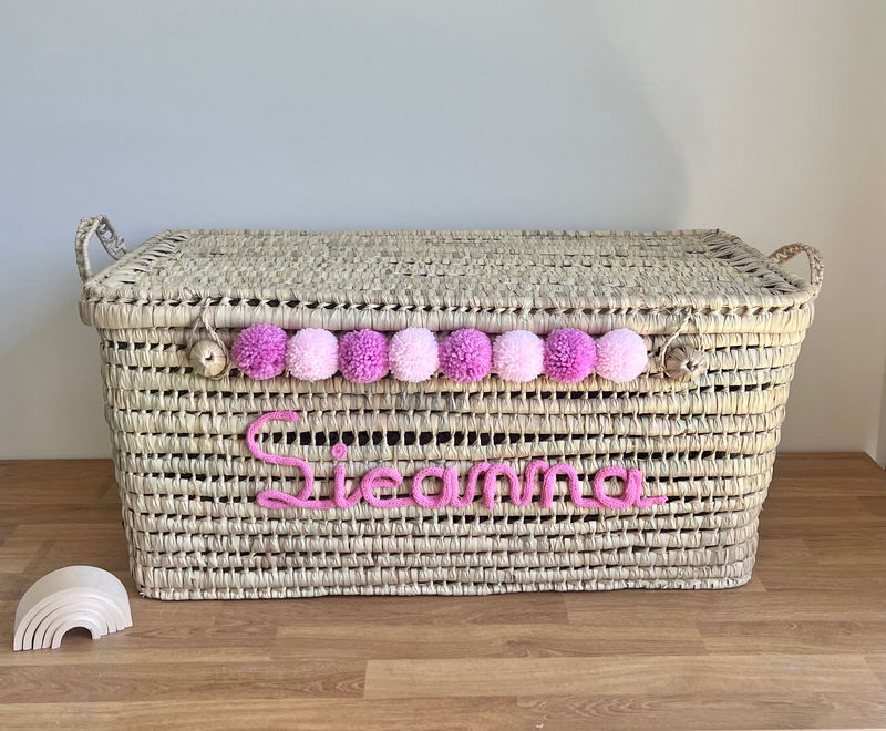 Malle de rangement personnalisée - 80 cm