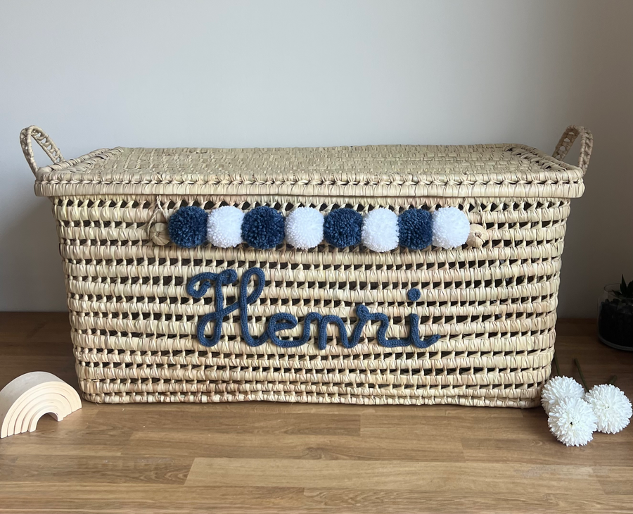 Malle de rangement personnalisée - 80 cm