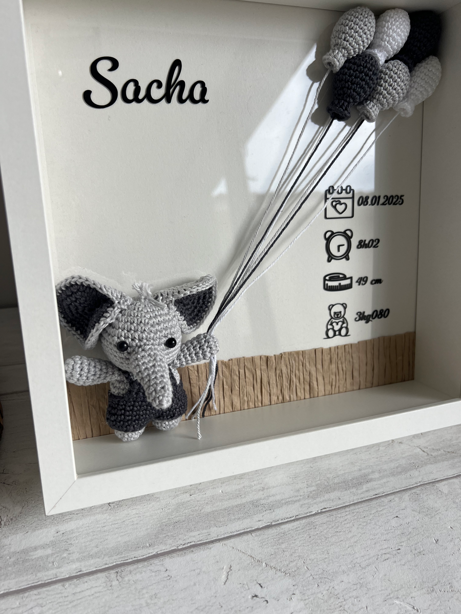 Cadre de naissance éléphant