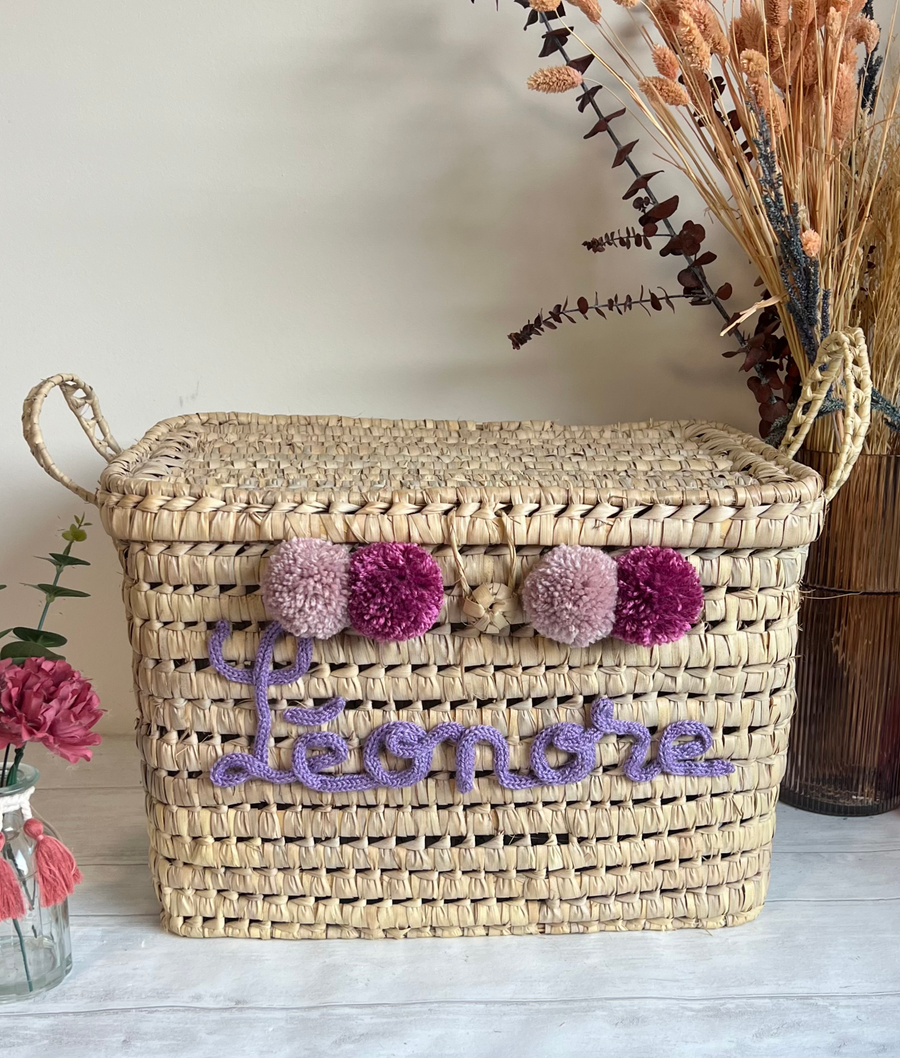 Malle de rangement personnalisée - 50 cm