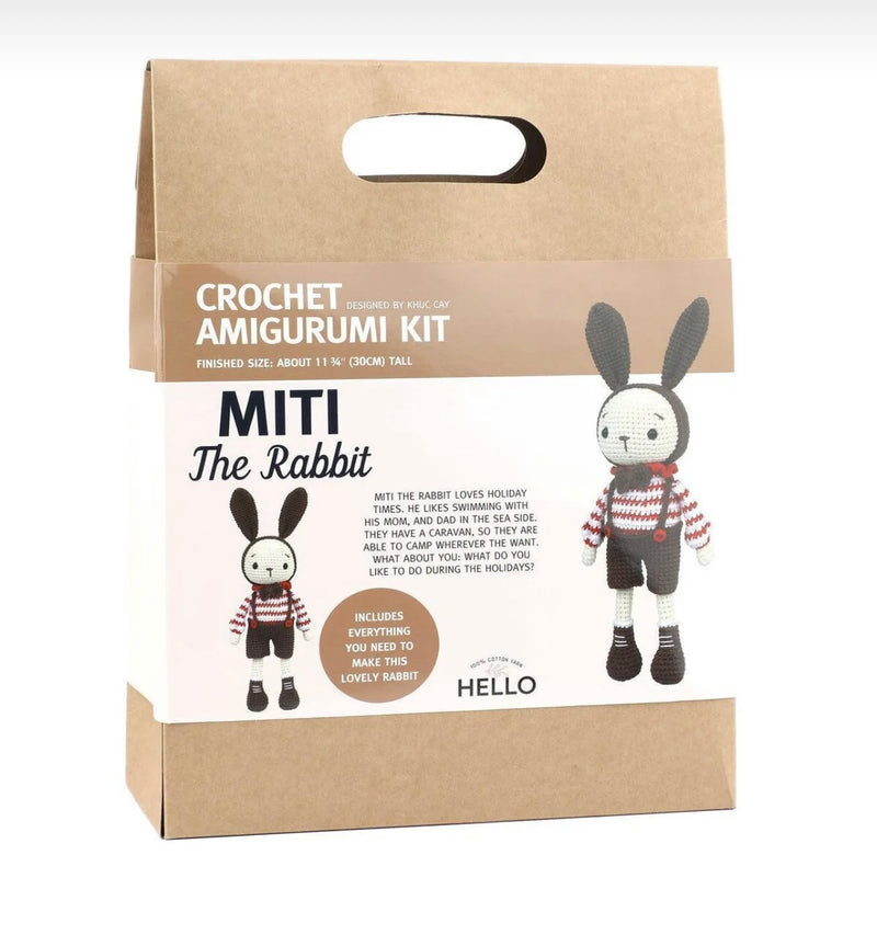 Kit de Création au Crochet de la marque HELLO - Miti le Lapin 🐰