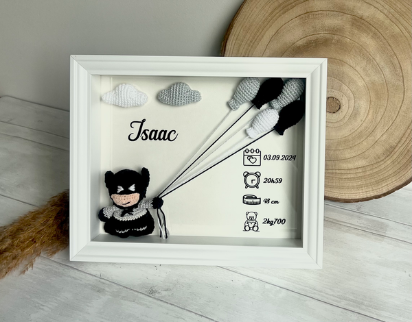 Cadre de naissance Batman au crochet