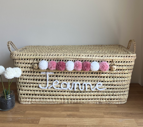 Malle de rangement personnalisée - 80 cm