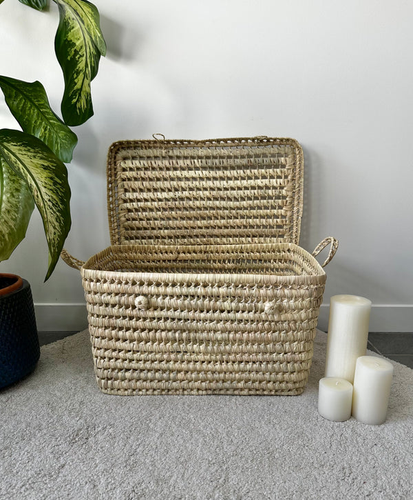 Palm leaf storage trunk - 60 cm