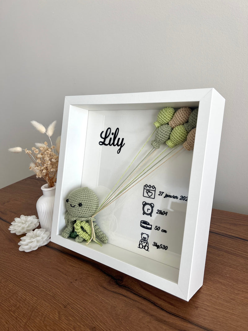 Cadre de naissance pieuvre
